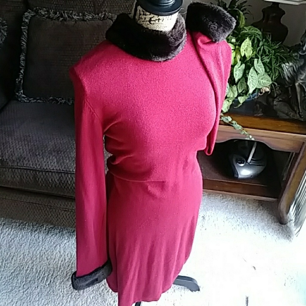 EUC Vintage Victoria Secret  Holiday Cashmere Sweater Dress 🎉FLASH SALE🎉